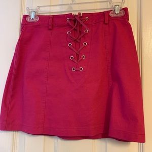 Forever 21 Hot Pink Mini Skirt